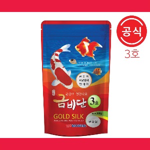 ♠[금비단3호]  관상어 영양사료3호 - 500g (큰알갱이)-원산지:한국(우성사료)